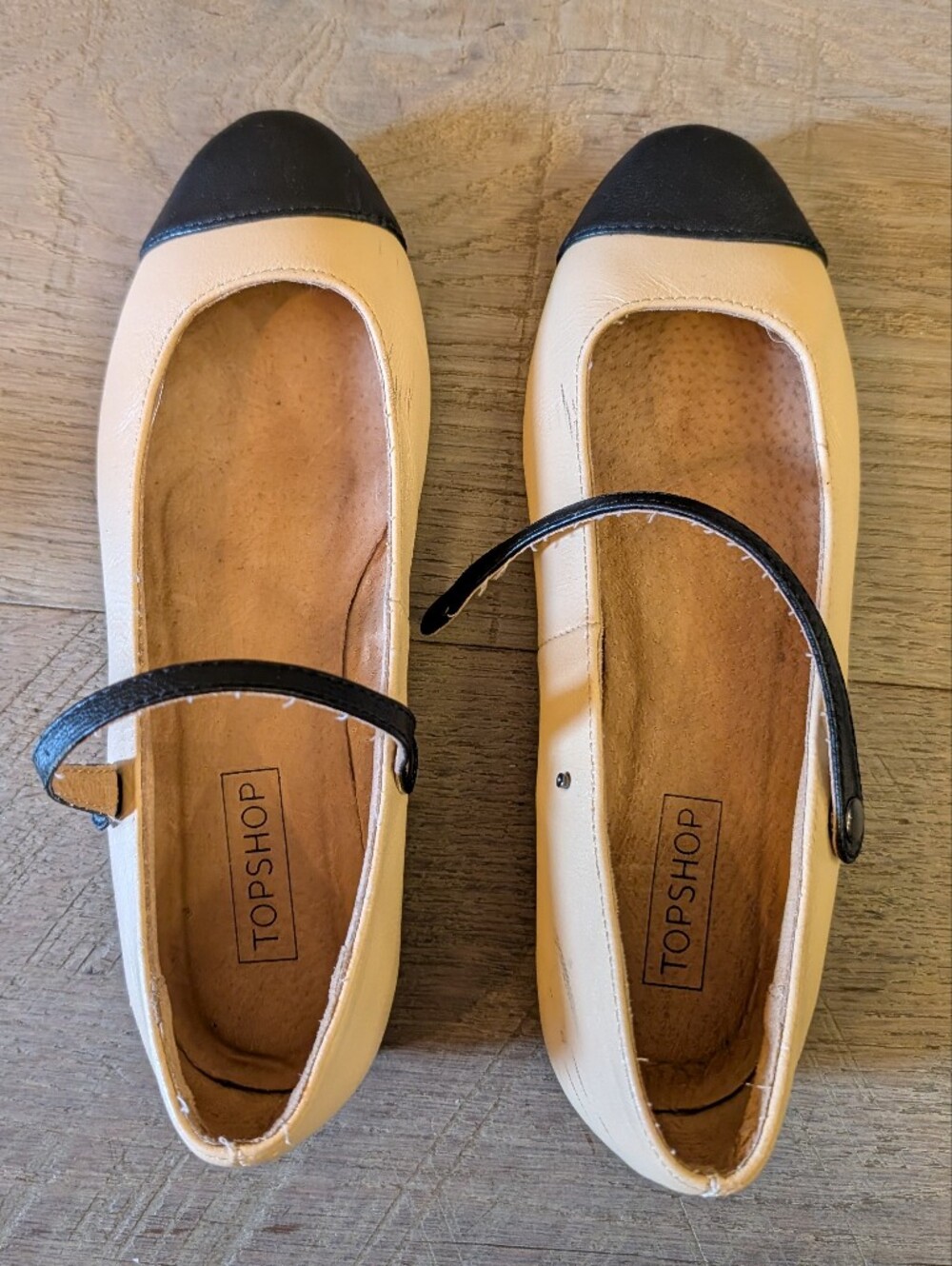 Topshop Mary Jane Ballet Flats Size 6